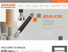 Tablet Screenshot of emuge.com